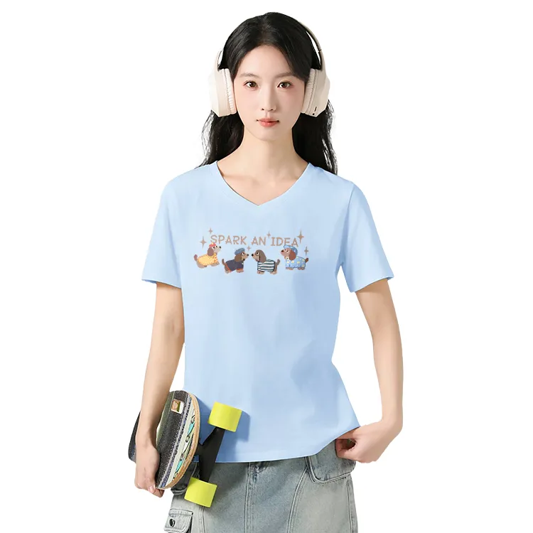 JEANSWEST Set in Sleeve T Shirt Women's-2