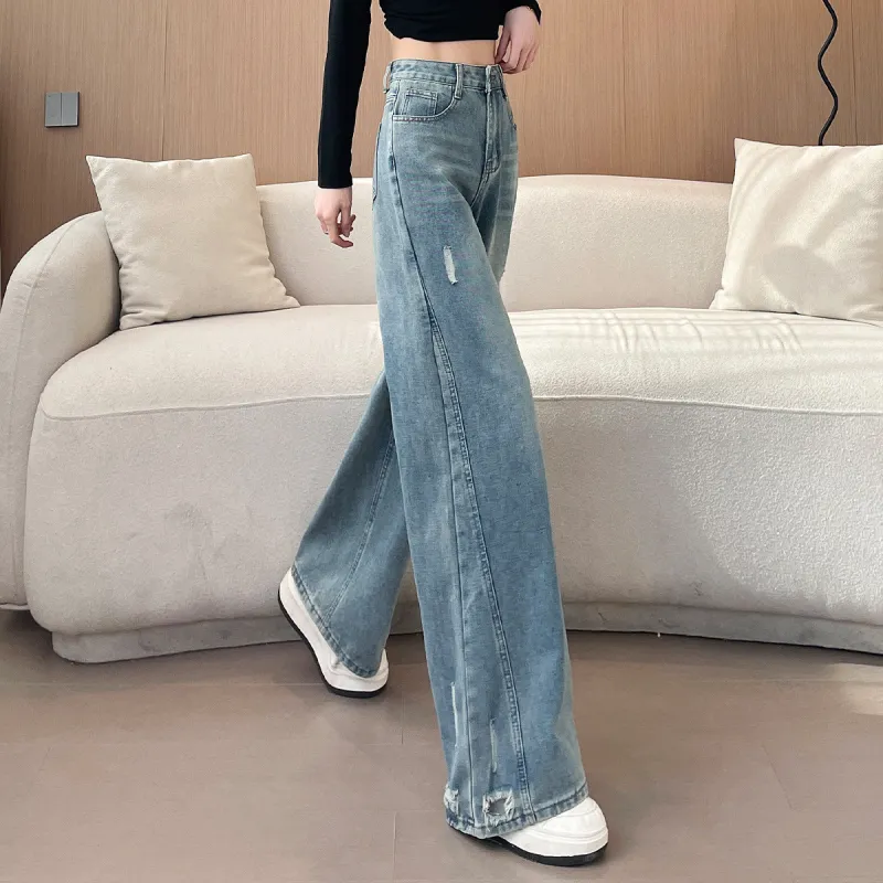 JEANSWEST Jeans Women's Nostalgic Blue-9