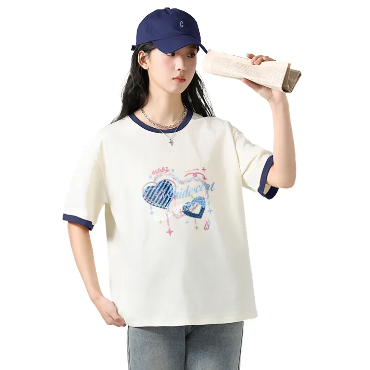 JEANSWEST Drop Shoulder Sleeve T Shirt Women's-18