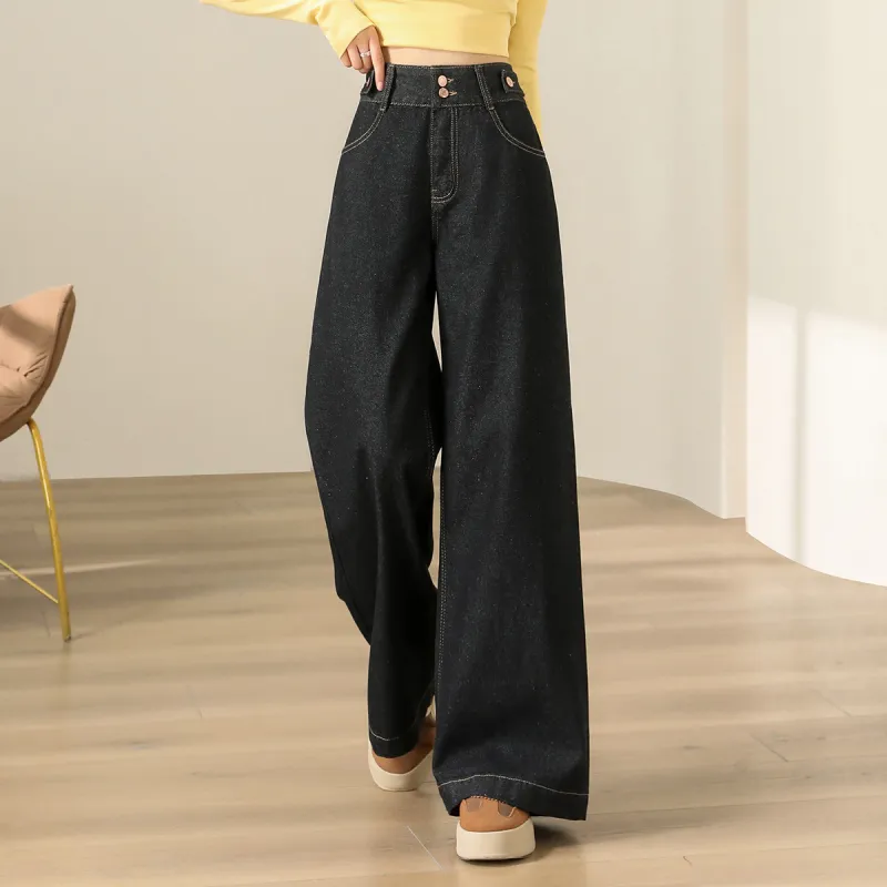 JEANSWEST Jeans Women's Black Gray-4