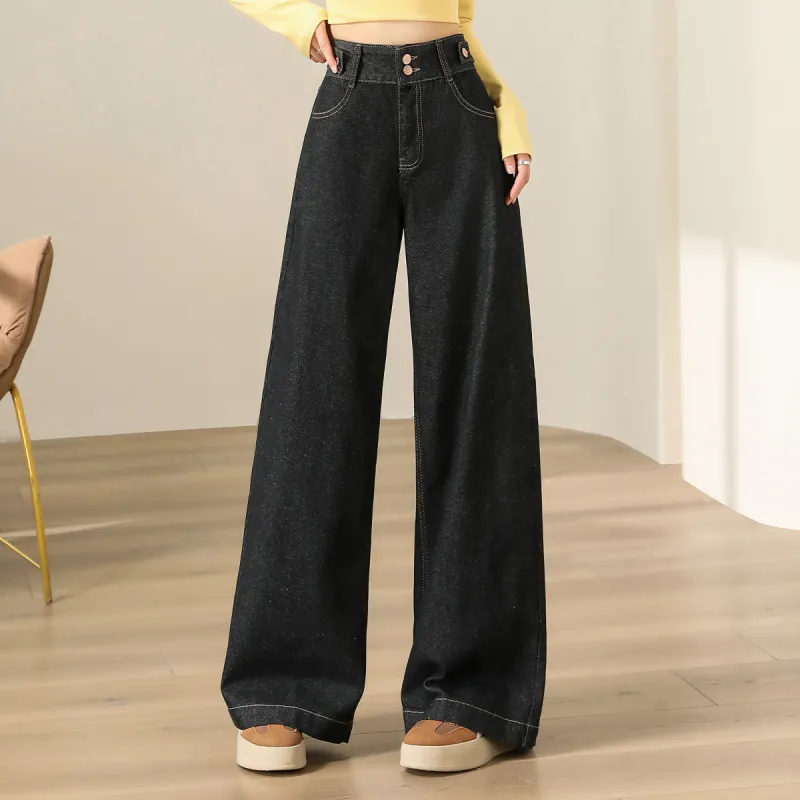 JEANSWEST Jeans Women's Black Gray-2
