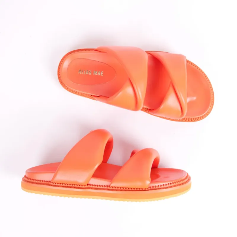 ALIAS MAE Rubber Sole Slip Resistant Odor Resistant Slide Slippers Women's-22