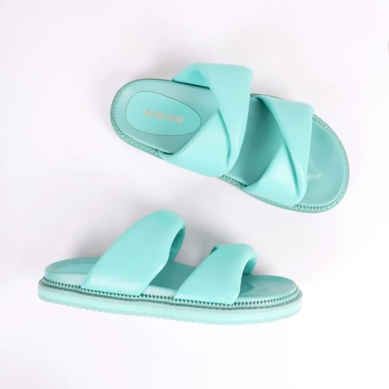ALIAS MAE Rubber Sole Slip Resistant Odor Resistant Slide Slippers Women's-17