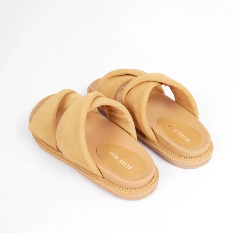ALIAS MAE Rubber Sole Slip Resistant Odor Resistant Slide Slippers Women's-8