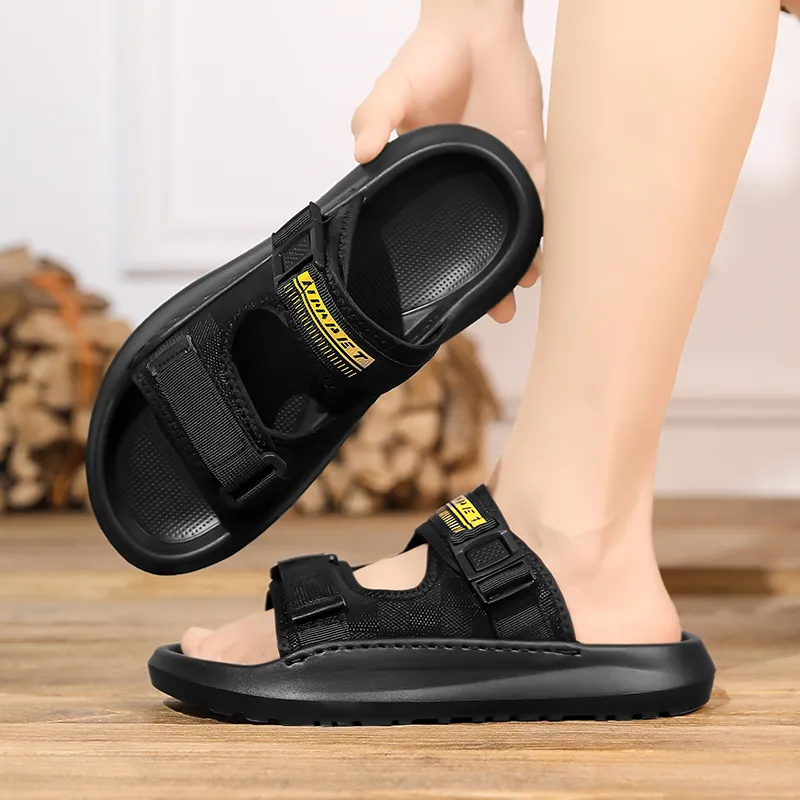 Colorful Creations EVA Stitching Quiet, Slip Resistant, Quick Dry Slide Slippers Men's-3