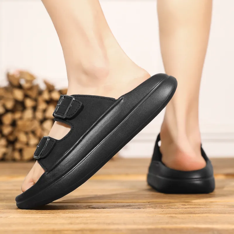 Colorful Creations EVA Stitching Quiet, Slip Resistant, Quick Dry Slide Slippers Men's Box-14