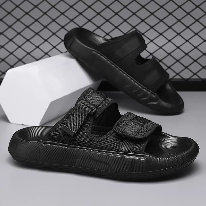 Colorful Creations EVA Stitching Quiet, Slip Resistant, Quick Dry Slide Slippers Men's-2