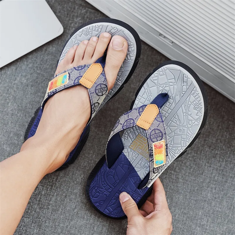 Colorful Creations EVA Quiet Abrasion Resistant Slip Resistant Quick Dry Flip Flops Men's-14