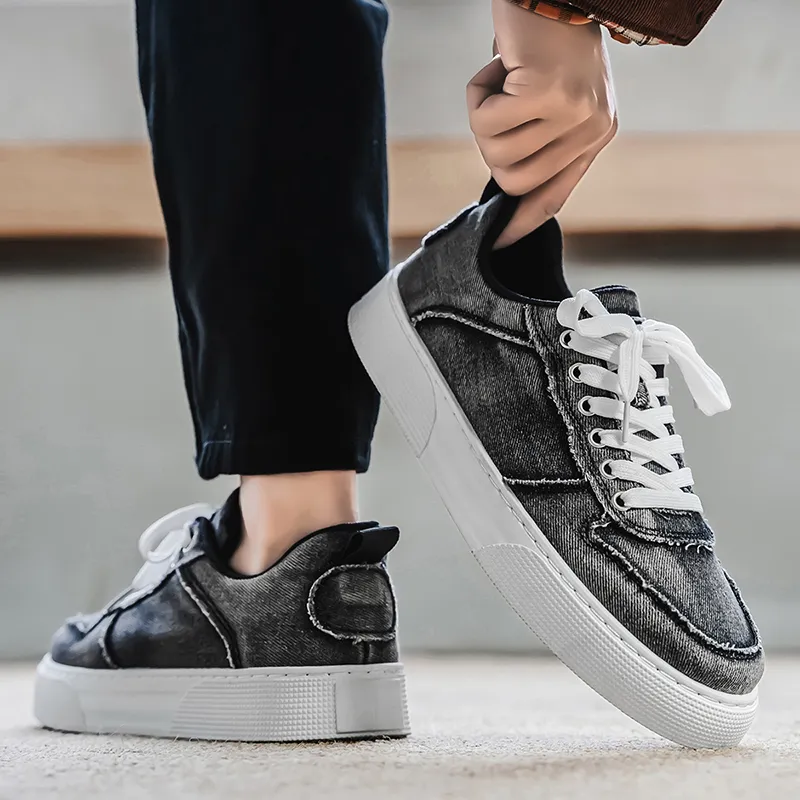 Colorful Creations Slip Resistant, Abrasion Resistant, Breathable, Lightweight Low Top Canvas Shoes Men's-8