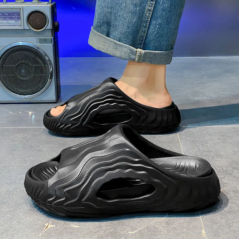 Colorful Creations EVA Quiet, Slip Resistant, Quick Dry Slide Slippers Men's-2