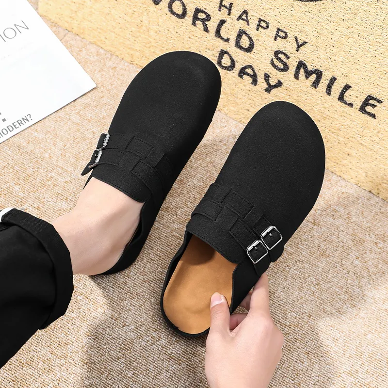Colorful Creations Slip Resistant Abrasion Resistant Closed Toe Slippers Men's-9