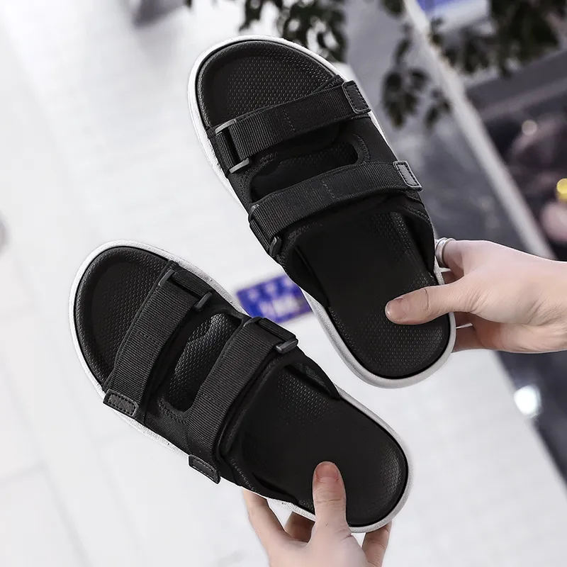 Colorful Creations EVA Rubber Sole Quiet, Slip Resistant, Quick Dry Slide Slippers Men's-9