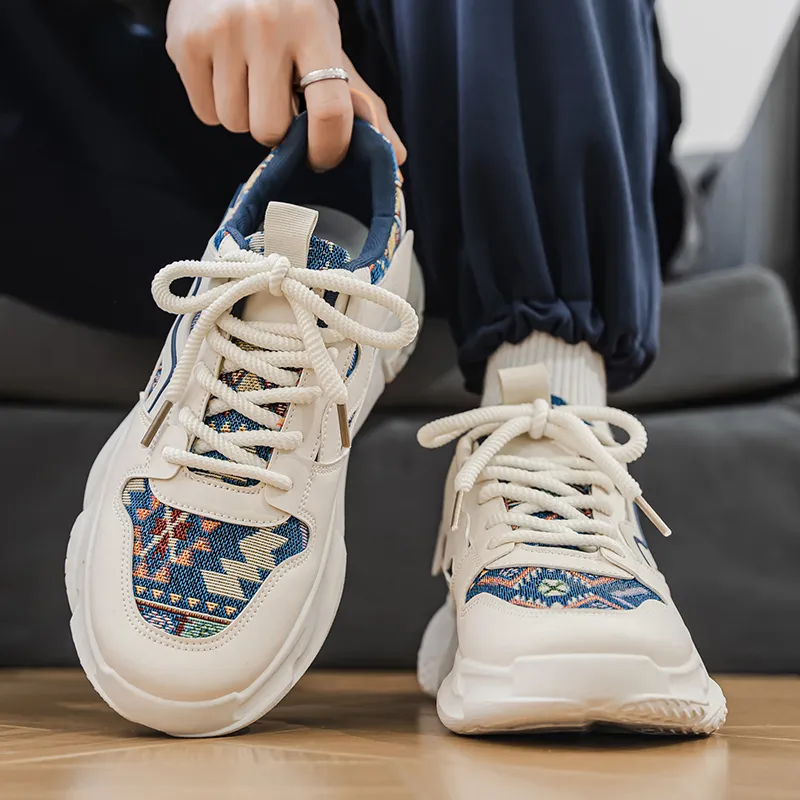 Colorful Creations Low Top Chunky Sneakers Men's-17