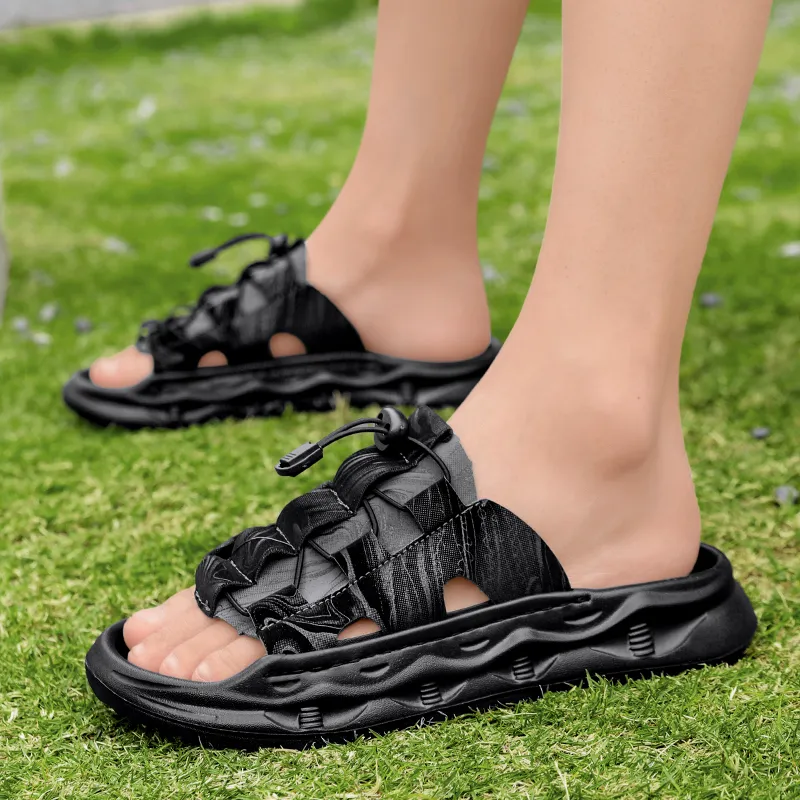 Colorful Creations EVA Stitching Quiet, Slip Resistant, Quick Dry Slide Slippers Men's-7
