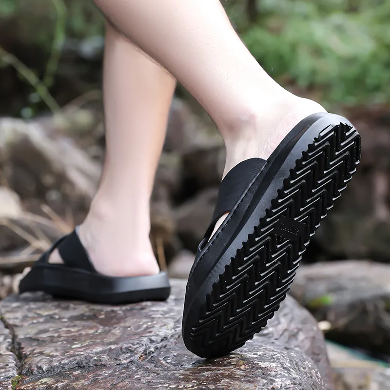 Colorful Creations Quiet Slip Resistant Abrasion Resistant Quick Dry Slide Slippers Men's Box-9
