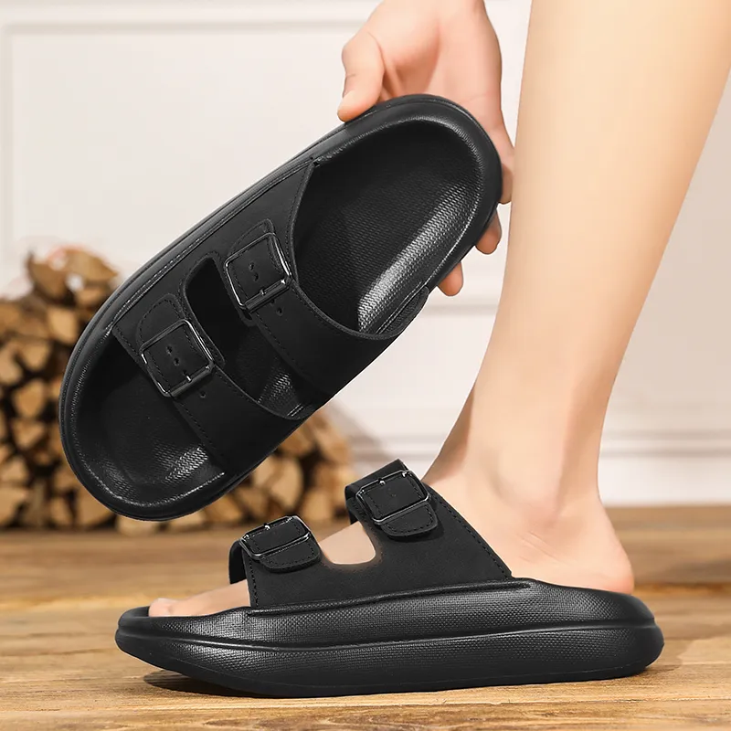 Colorful Creations EVA Stitching Quiet, Slip Resistant, Quick Dry Slide Slippers Men's Box-13