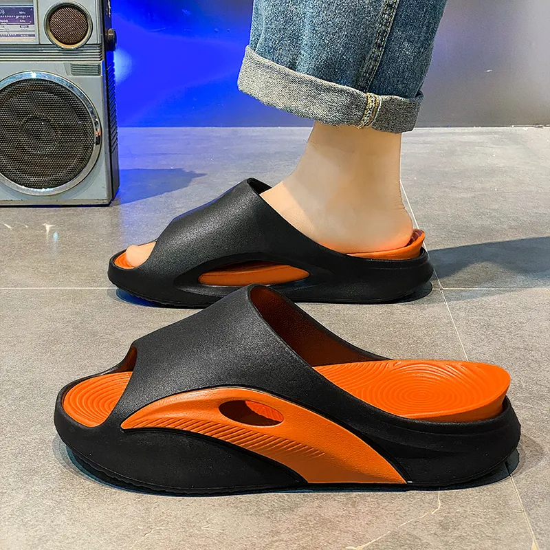 Colorful Creations EVA Quiet, Slip Resistant, Quick Dry Slide Slippers Men's-6