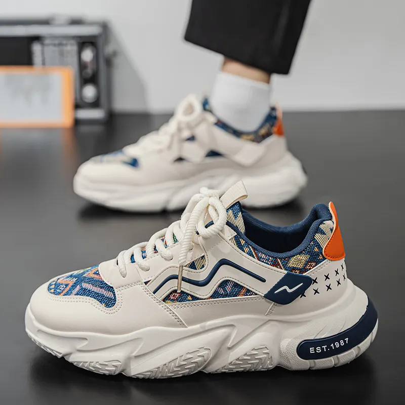 Colorful Creations Low Top Chunky Sneakers Men's-15