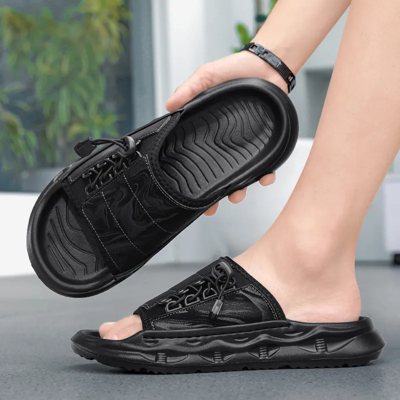 Colorful Creations EVA Stitching Quiet, Slip Resistant, Quick Dry Slide Slippers Men's-8