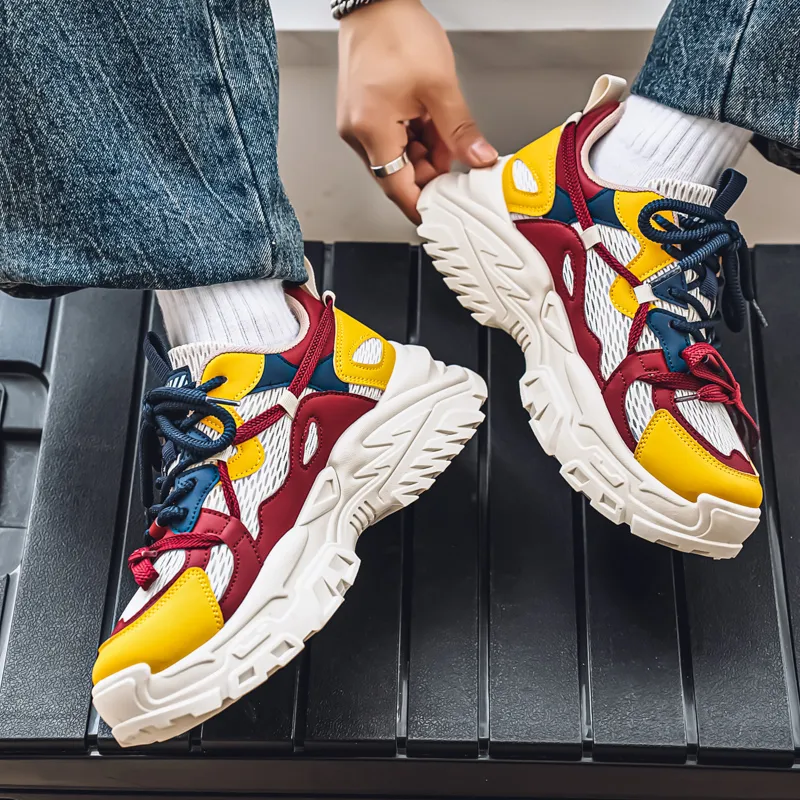 Colorful Creations Low Top Chunky Sneakers Men's-12