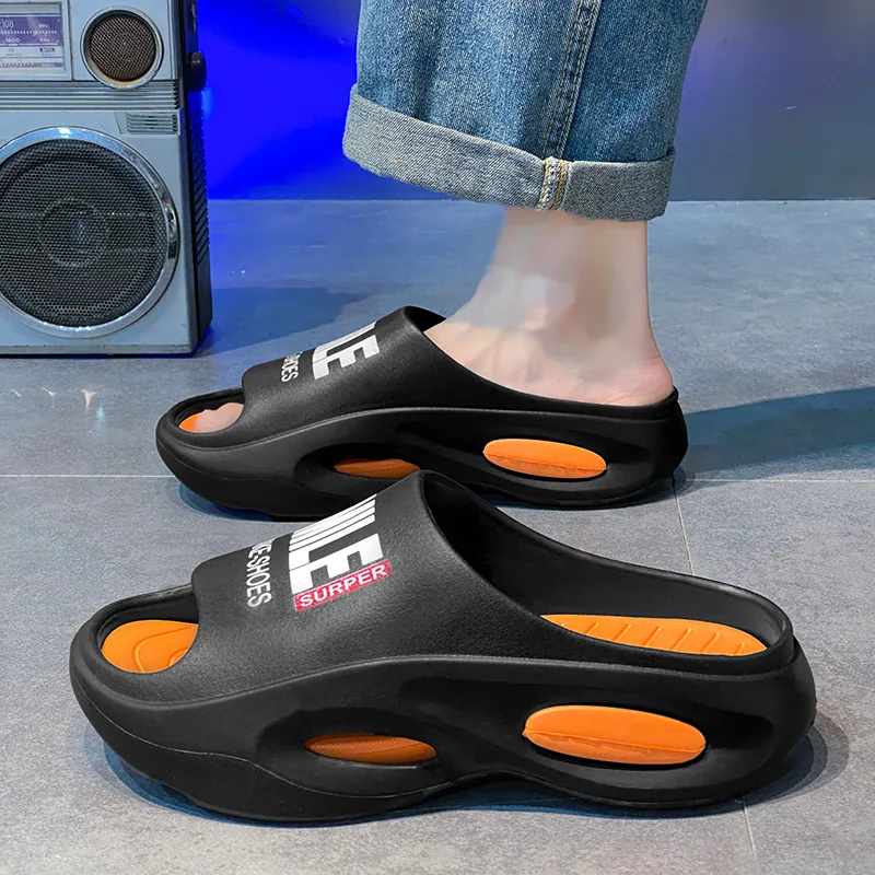 Colorful Creations Quiet, Slip Resistant, Quick Dry Slide Slippers Men's-5