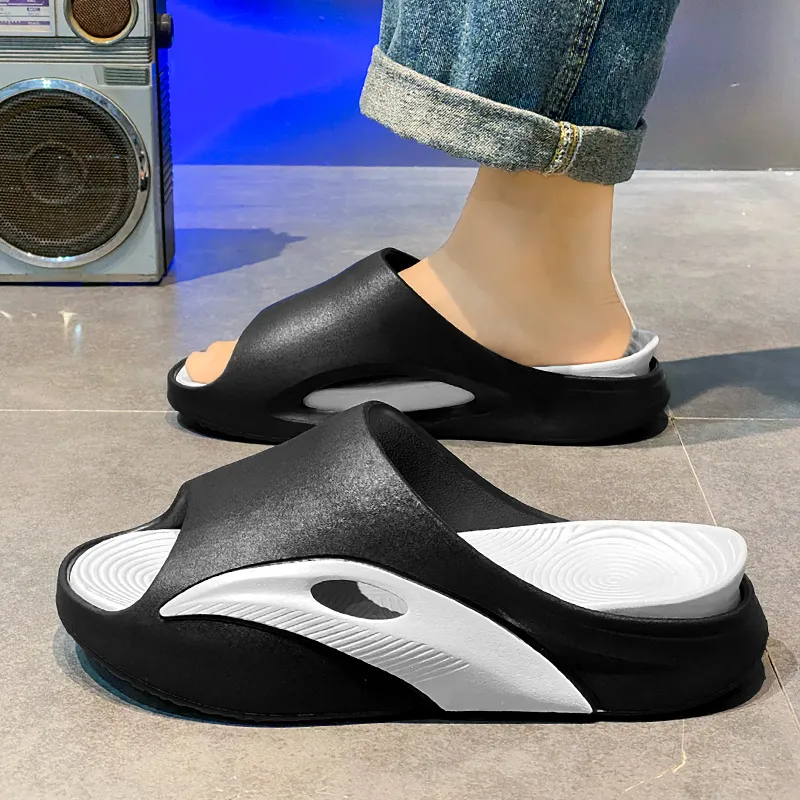 Colorful Creations EVA Quiet, Slip Resistant, Quick Dry Slide Slippers Men's-2