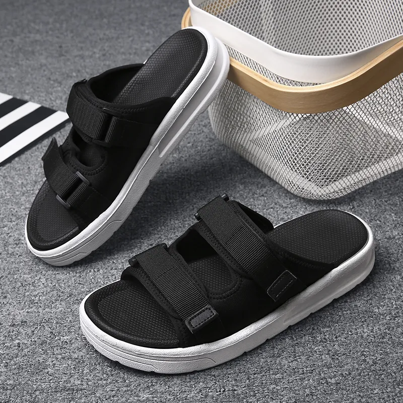 Colorful Creations EVA Rubber Sole Quiet, Slip Resistant, Quick Dry Slide Slippers Men's-7