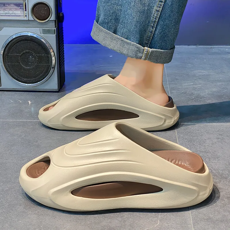 Colorful Creations EVA Quiet, Slip Resistant, Quick Dry Slide Slippers Men's Box-12