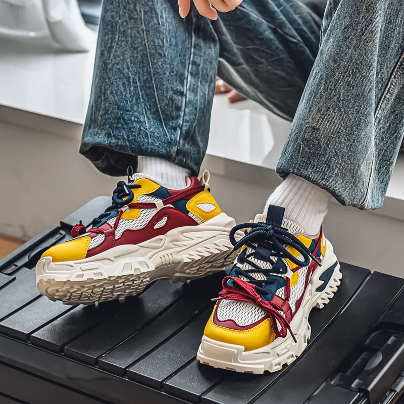 Colorful Creations Low Top Chunky Sneakers Men's-13