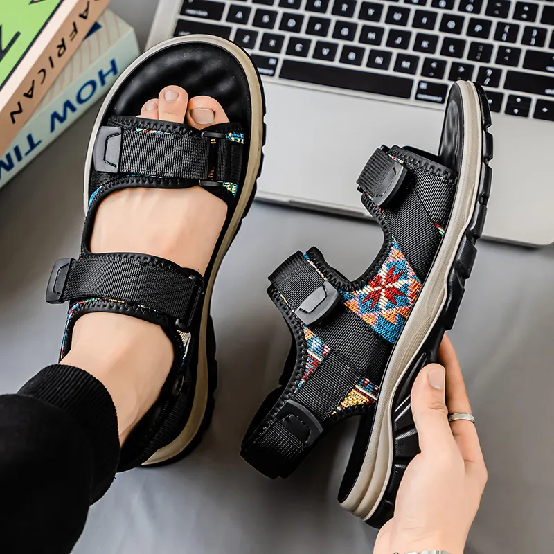 Colorful Creations Beach Sandals Men's-2