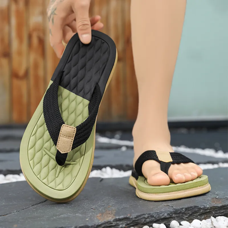Colorful Creations EVA Quiet Abrasion Resistant Slip Resistant Quick Dry Flip Flops Men's-2