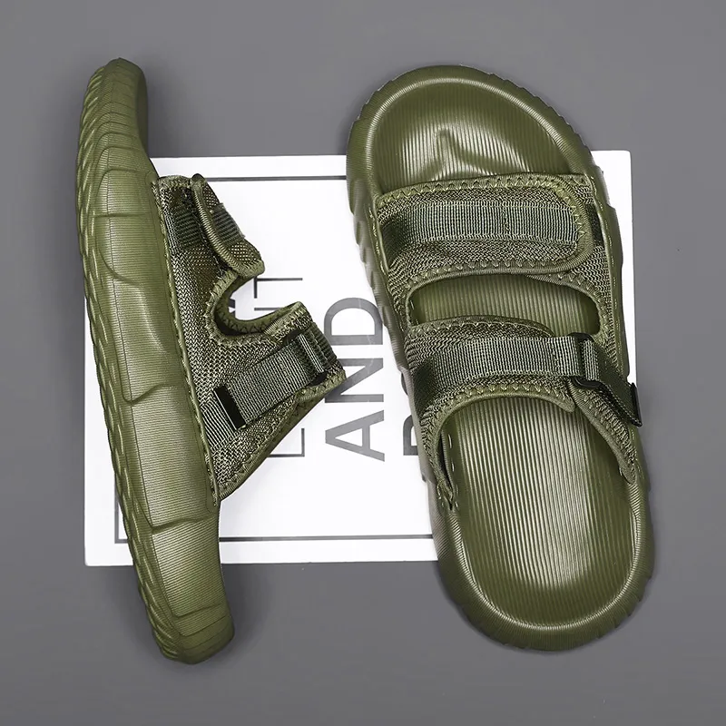 Colorful Creations EVA Stitching Quiet, Slip Resistant, Quick Dry Slide Slippers Men's-7