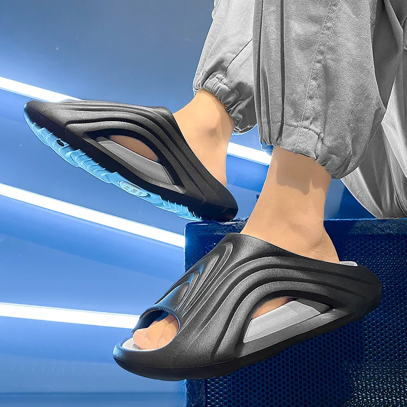 Colorful Creations EVA Quiet, Slip Resistant, Quick Dry Slide Slippers Men's Box-3