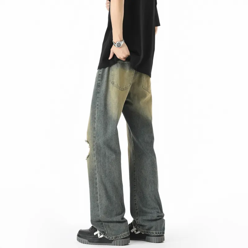 Maxim's De Paris Jeans Unisex Vintage Blue-1