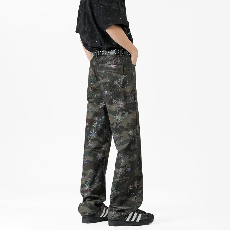 Maxim's De Paris Jeans Unisex Camouflage-1