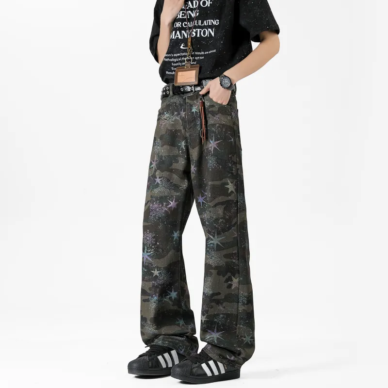 Maxim's De Paris Jeans Unisex Camouflage-2
