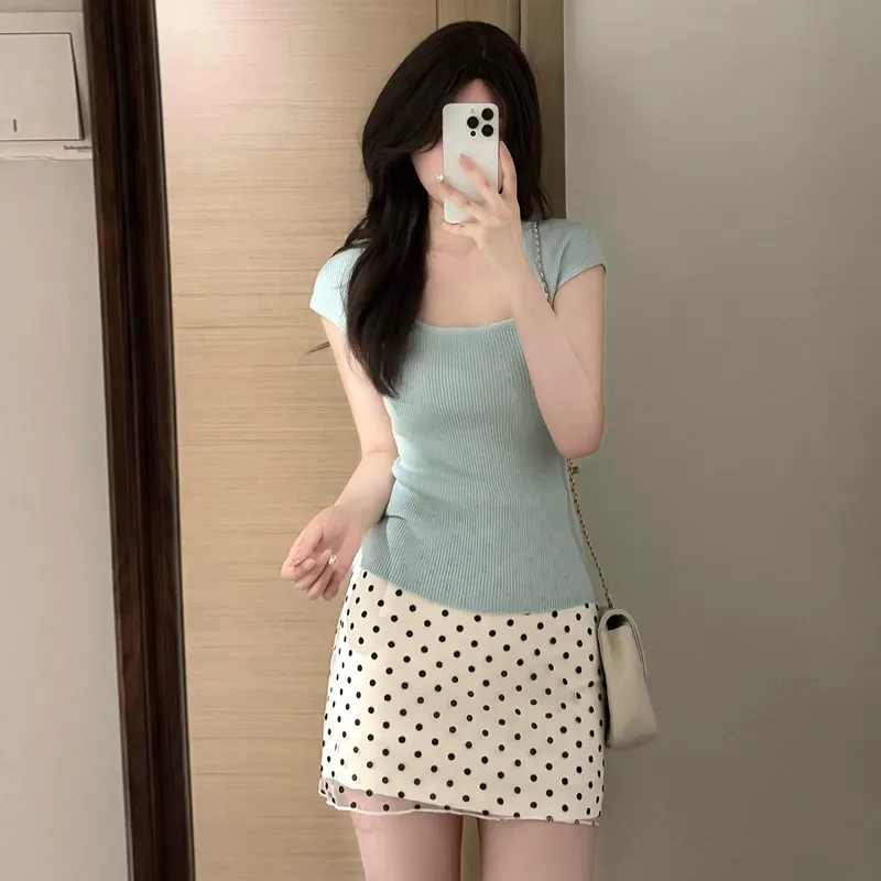 KUNZHUDAXIANG Skirt Set Women's-1