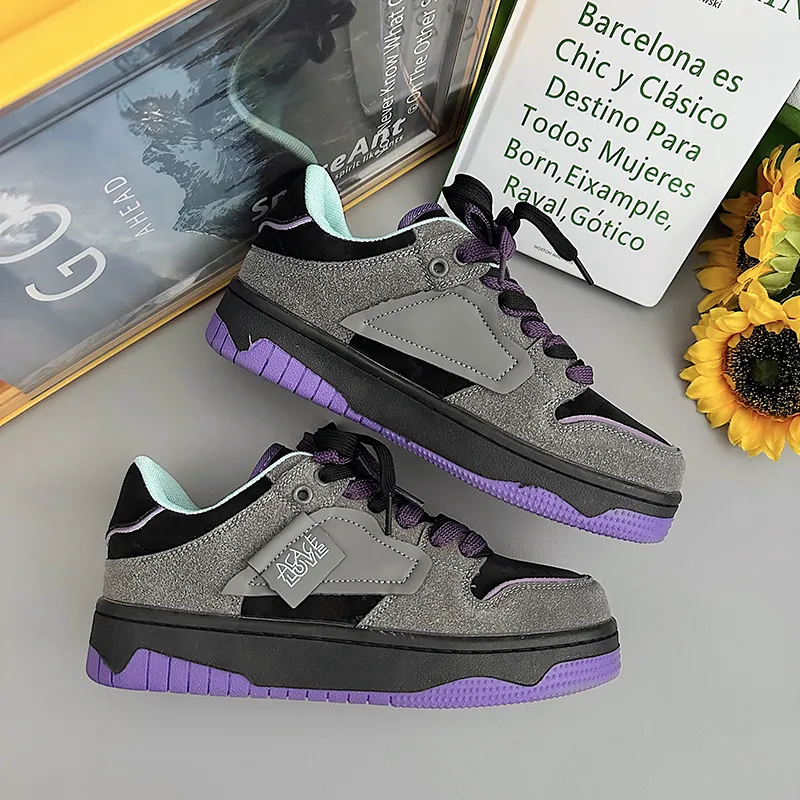 Kung Fu Partners Lightweight And Breathable Low Top Skateboard Shoes Unisex-2