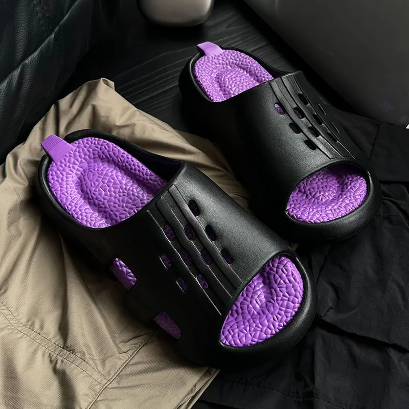 Kung Fu Partners Odor Resistant Slip Resistant Slide Slippers Men's-5