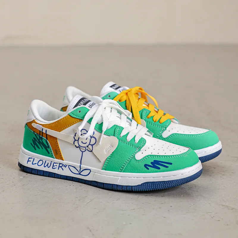 Kung Fu Partners Lightweight And Breathable Low Top Skateboard Shoes Unisex-13