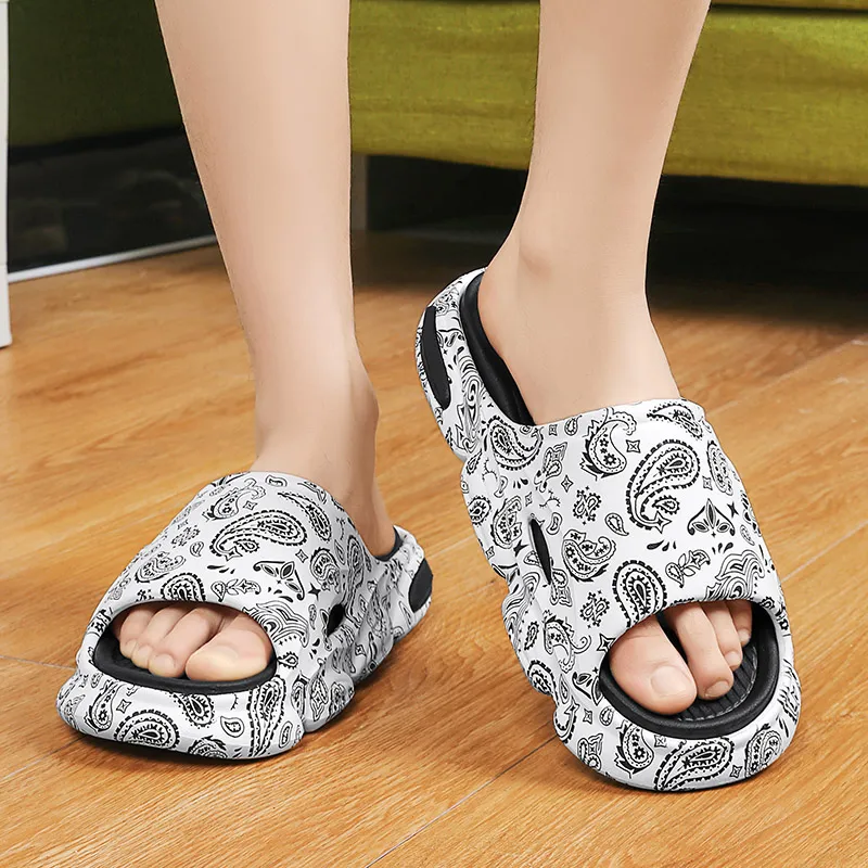 Kung Fu Partners Slip Resistant Odor Resistant Abrasion Resistant Slide Slippers Unisex-9