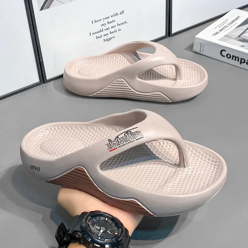 Kung Fu Partners EVA Abrasion Resistant Slip Resistant Flip Flops Men's-6