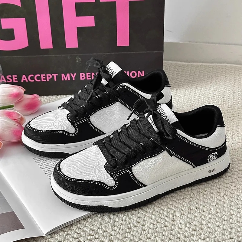 Kung Fu Partners Lightweight And Breathable Low Top Skateboard Shoes Unisex-9