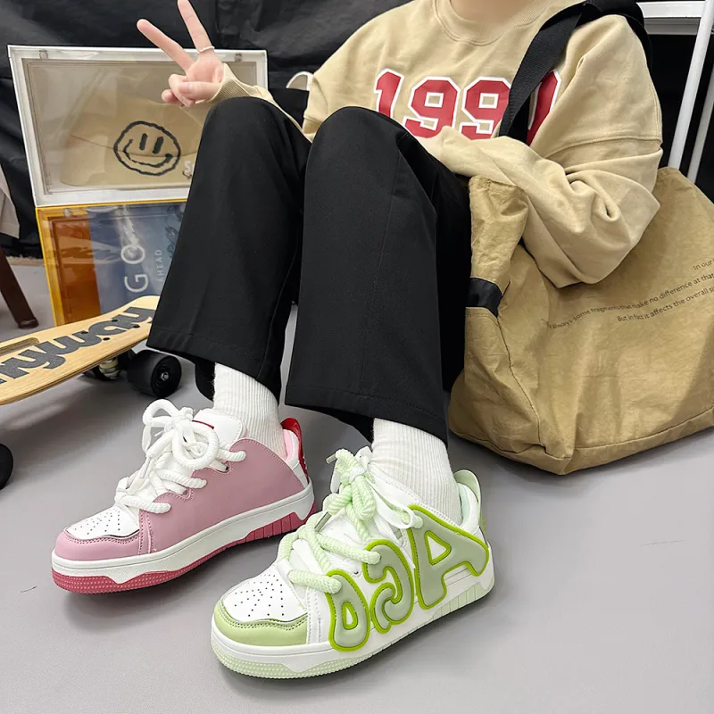 Kung Fu Partners Lightweight And Breathable Low Top Skateboard Shoes Unisex-55