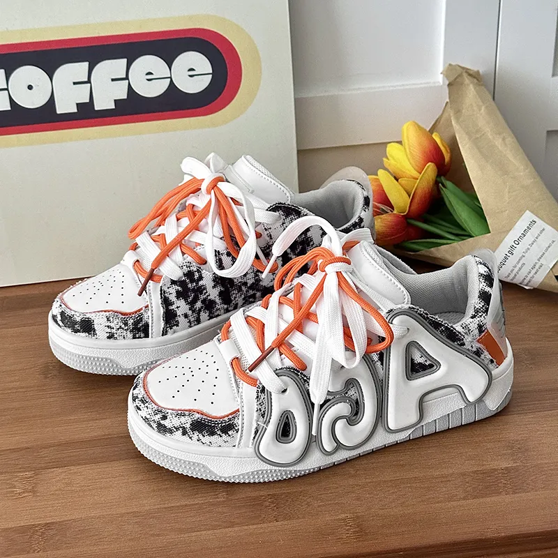 Kung Fu Partners Lightweight And Breathable Low Top Skateboard Shoes Unisex-6