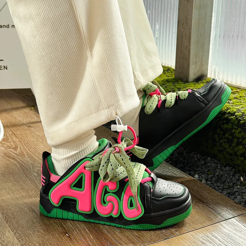 Kung Fu Partners Lightweight And Breathable Low Top Skateboard Shoes Unisex-60