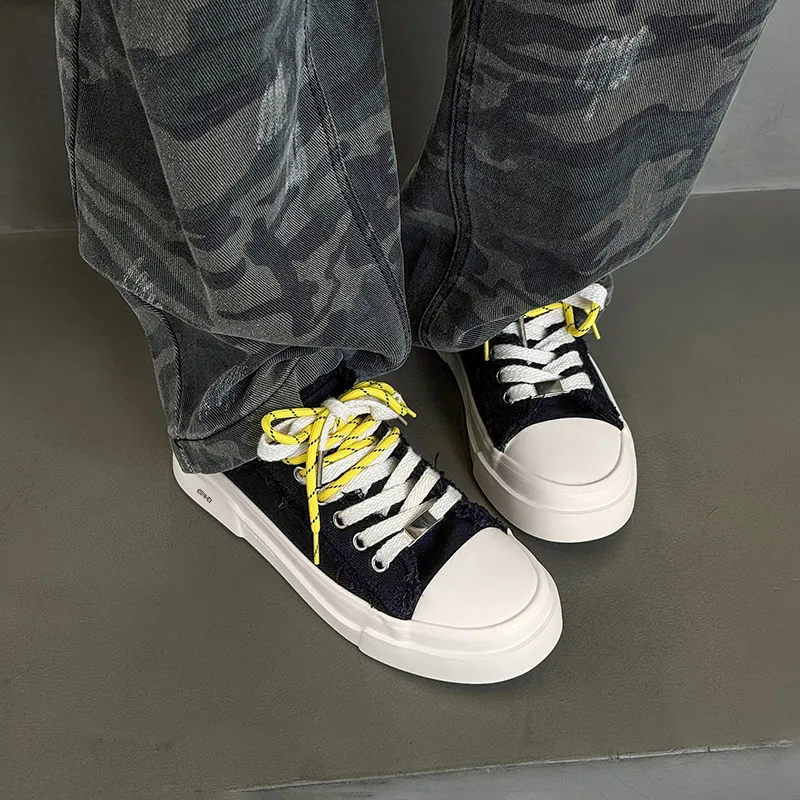 Kung Fu Partners Low Top Canvas Shoes Men's-3