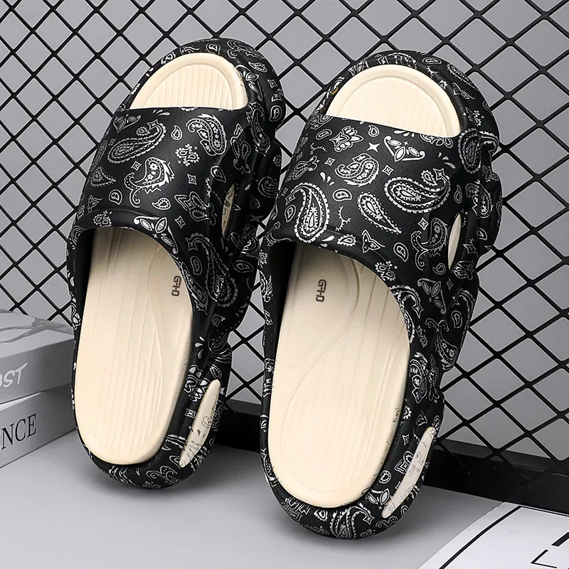 Kung Fu Partners Slip Resistant Odor Resistant Abrasion Resistant Slide Slippers Unisex-1