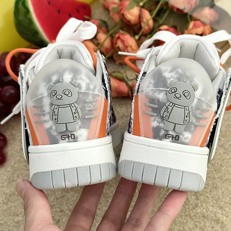 Kung Fu Partners Lightweight And Breathable Low Top Skateboard Shoes Unisex-9