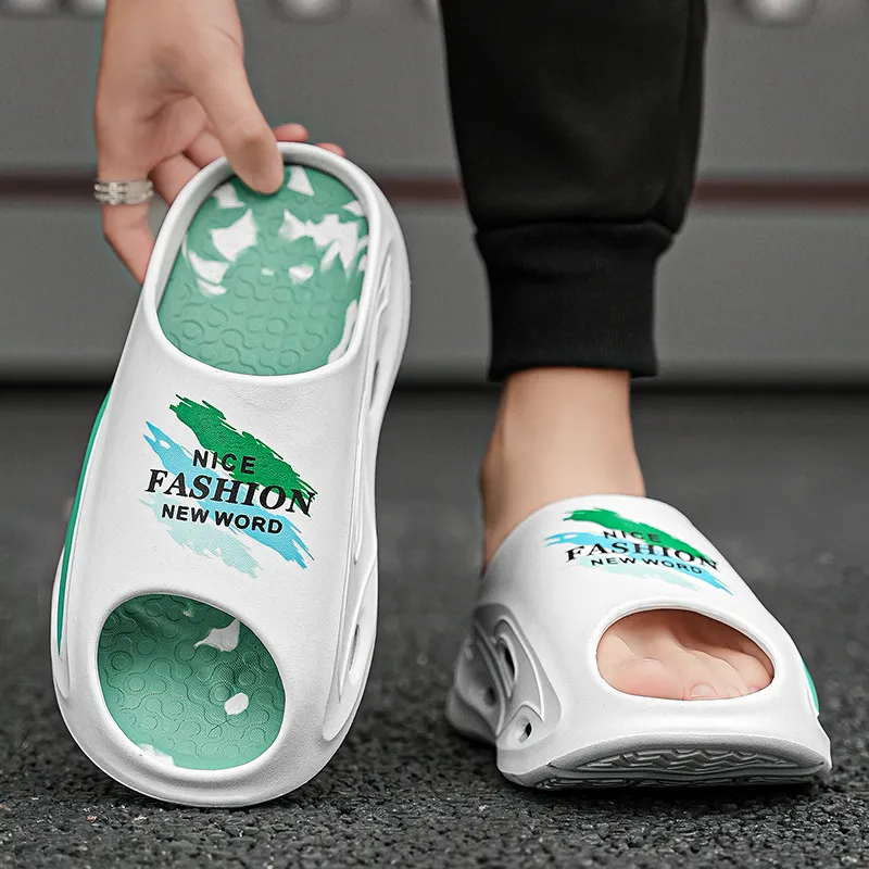 Kung Fu Partners EVA Slip Resistant Odor Resistant Abrasion Resistant Quick Dry Slide Slippers Unisex-3